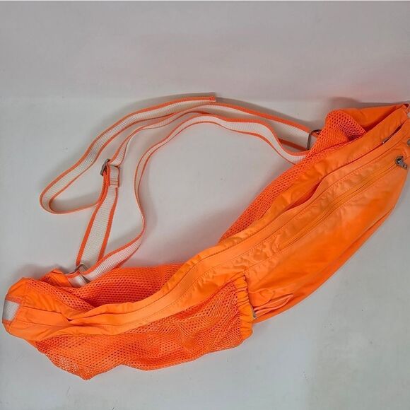 LULULEMON Namaste Yoga Tote BAG Mesh Neon Orange - Picture 1 of 14